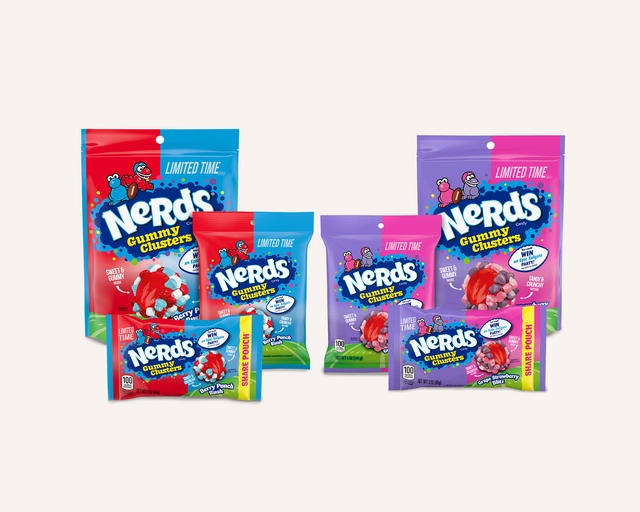 ニッキー　おまとめ　532　430　591　オーダー574アメトリン The Sweetest Rivalry in Football: NERDS® Debuts Two New Limited